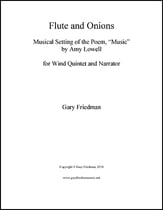 Flute and Onions (Wind Quintet and Narrator) P.O.D. cover